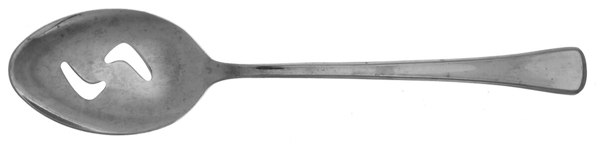 Sublime (Stainless) Pierced Tablespoon (Serving Spoon) by Towle Silver-1