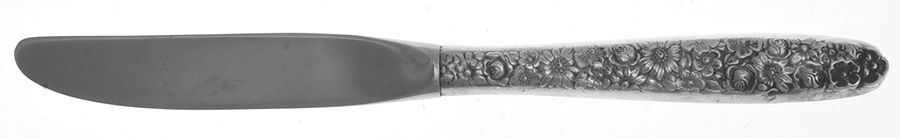 Summer Glen (Silverplate, 1980) Modern Hollow Butter Spreader (Stainless) by Towle Silver-1