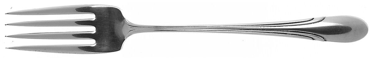 Symphony (Sterling, 1931, No Monograms) Solid Youth Tea Fork by Towle Silver-1