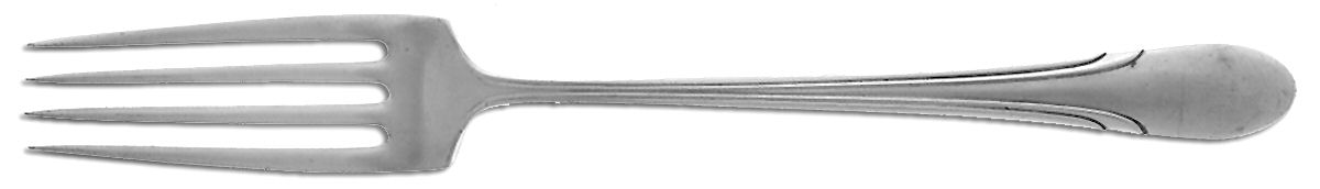 Symphony (Sterling, 1931, No Monograms) Youth Fork by Towle Silver-1