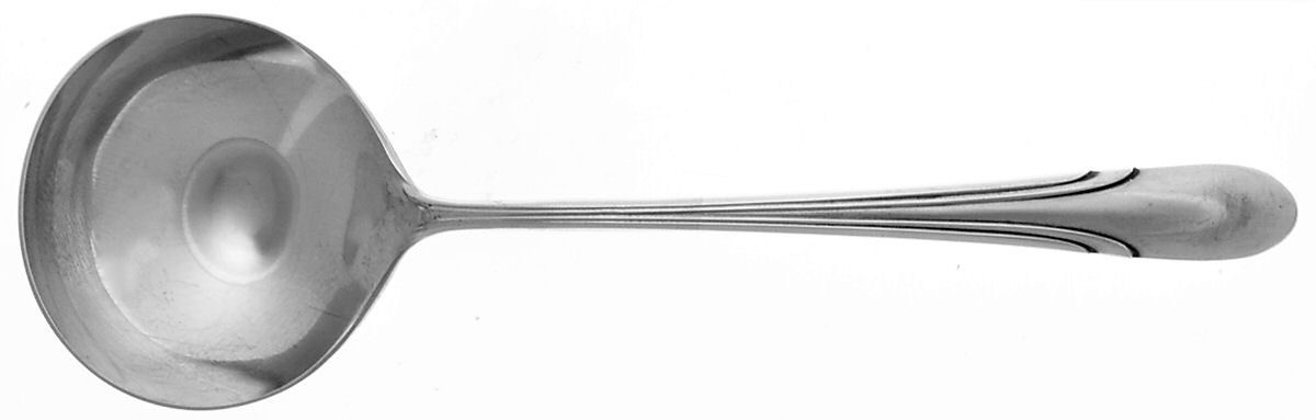 Symphony (Sterling, 1931, No Monograms) Round Bowl Soup Spoon (Bouillon) by Towle Silver-1