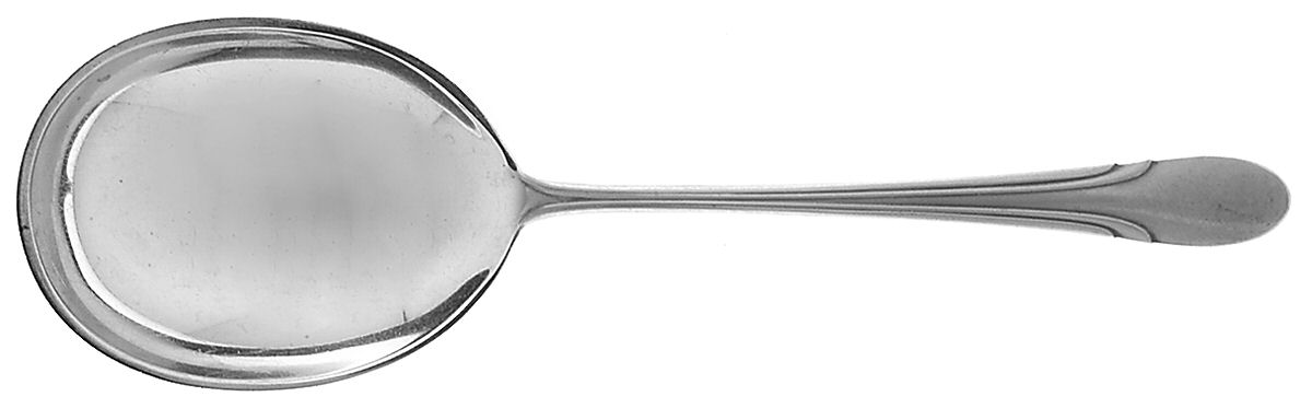 Symphony (Sterling, 1931, No Monograms) Solid Salad Serving Spoon by Towle Silver-1