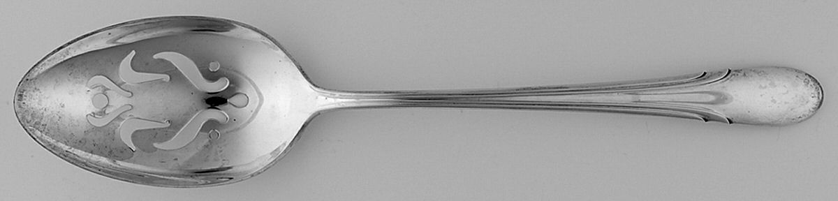 Symphony (Sterling, 1931, No Monograms) Pierced Tablespoon (Serving Spoon) by Towle Silver-1
