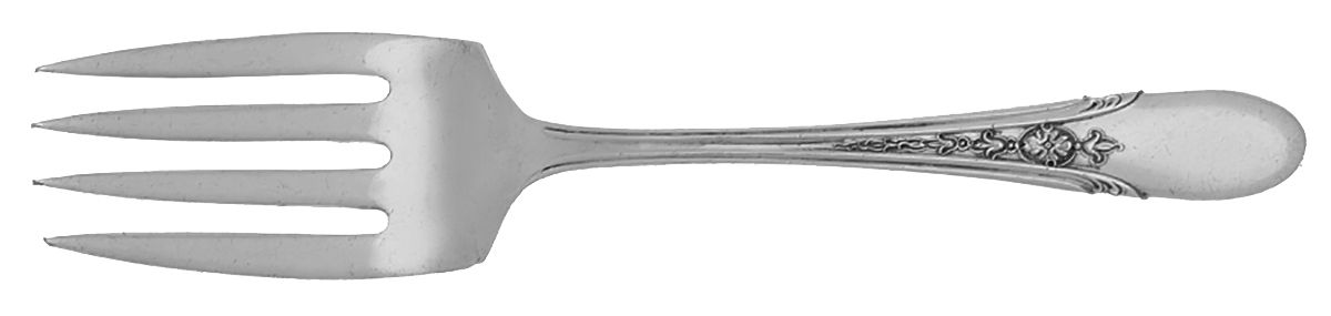 Symphony-Chased (Sterling, 1934) Baby Fork by Towle Silver-1