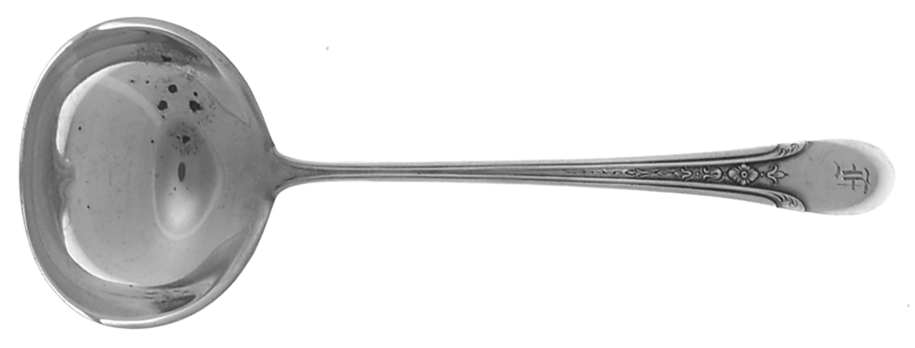 Symphony-Chased (Sterling, 1934) Solid Gravy Ladle by Towle Silver-1