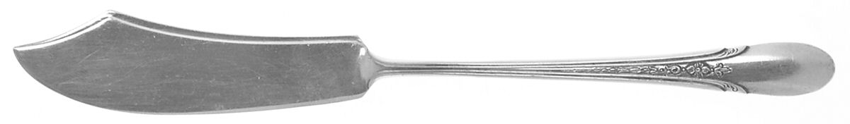 Symphony-Chased (Sterling, 1934) Flat Handle Master Butter Knife by Towle Silver-1