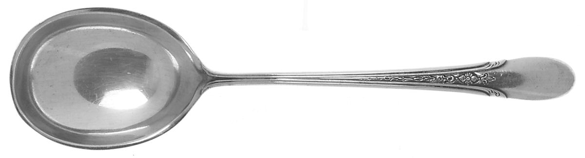 Symphony-Chased (Sterling, 1934) Sugar Spoon by Towle Silver-1