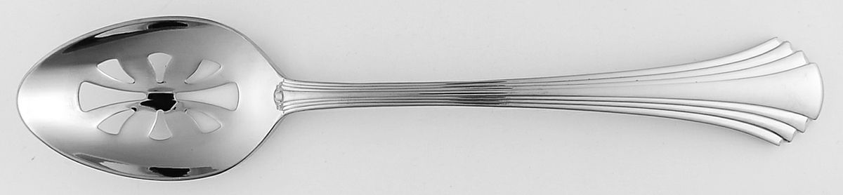 Symphony (Stainless) Pierced Tablespoon (Serving Spoon) by Towle Silver-1