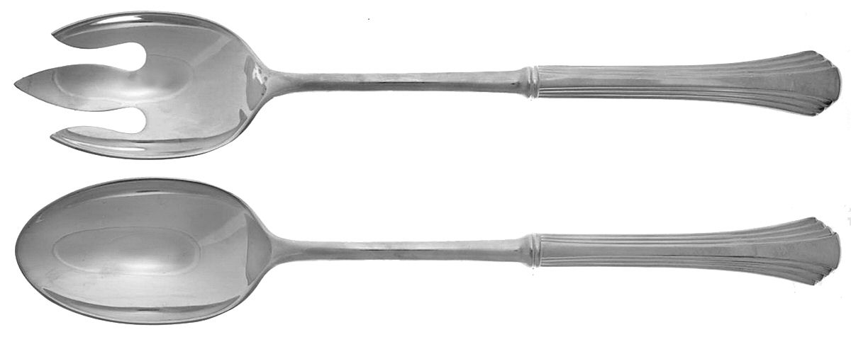 Symphony (Silverplate) (2 Pc) Solid Buffet Serving Set by Towle Silver-1