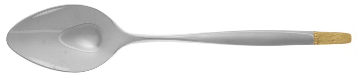 Touch of Gold (Stainless, Gold Accent) Place/Oval Soup Spoon by Towle Silver-1