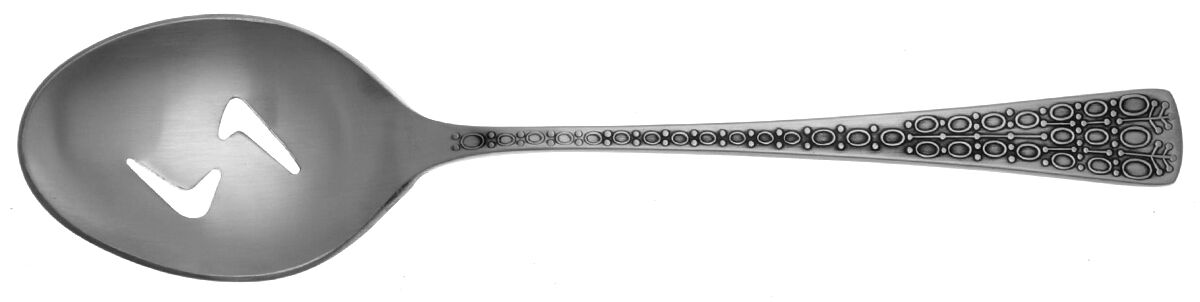 TWS106 (STAINLESS) Pierced Tablespoon (Serving Spoon) by Towle Silver-1