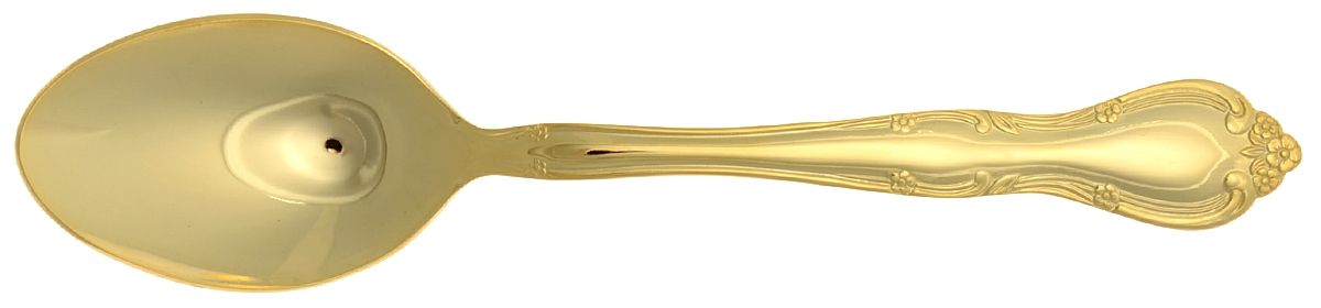TWS118 (GOLD ELECTROPLATE) Teaspoon by Towle Silver-1