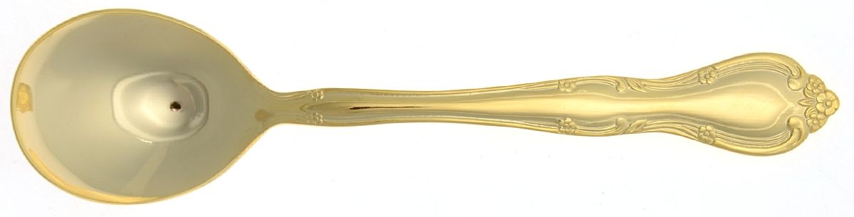 TWS118 (GOLD ELECTROPLATE) Sugar Spoon by Towle Silver-1