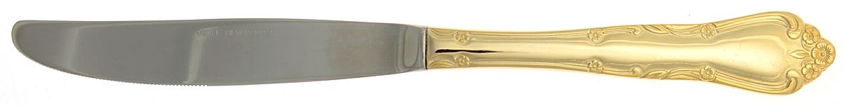 TWS118 (GOLD ELECTROPLATE) Modern Hollow Knife by Towle Silver-1