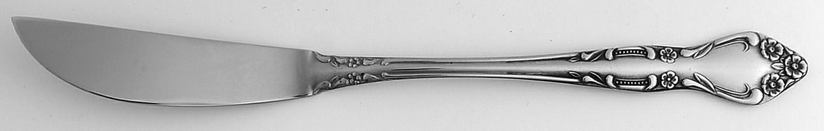 TWS142 (STAINLESS) Flat Handle Master Butter Knife by Towle Silver-1