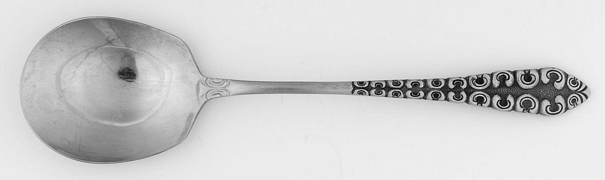 TWS156 (Stainless) Solid Smooth Casserole Spoon by Towle Silver-1
