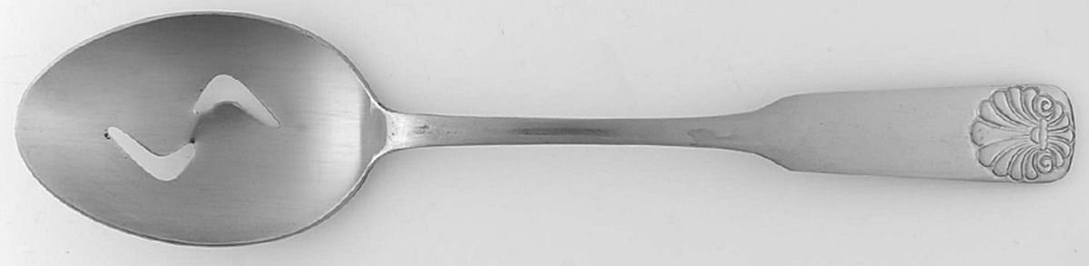 TWS157 Pierced Tablespoon (Serving Spoon) by Towle Silver-1