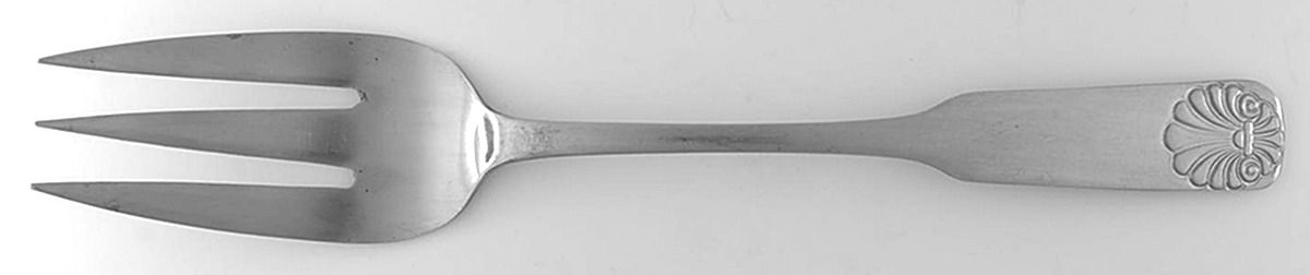 TWS157 Medium Solid Cold Meat Serving Fork by Towle Silver-1