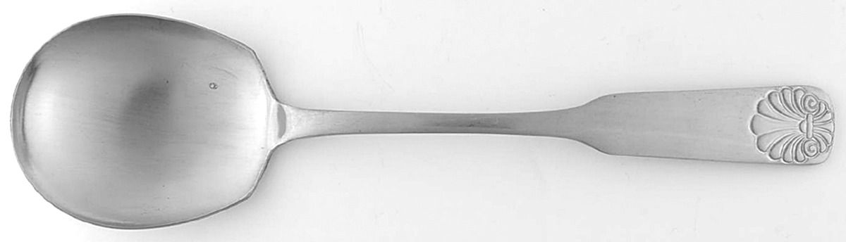 TWS157 Solid Smooth Casserole Spoon by Towle Silver-1