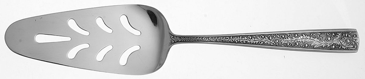 TWS176 (STAINLESS) Pierced All Stainless Pie Server by Towle Silver-1