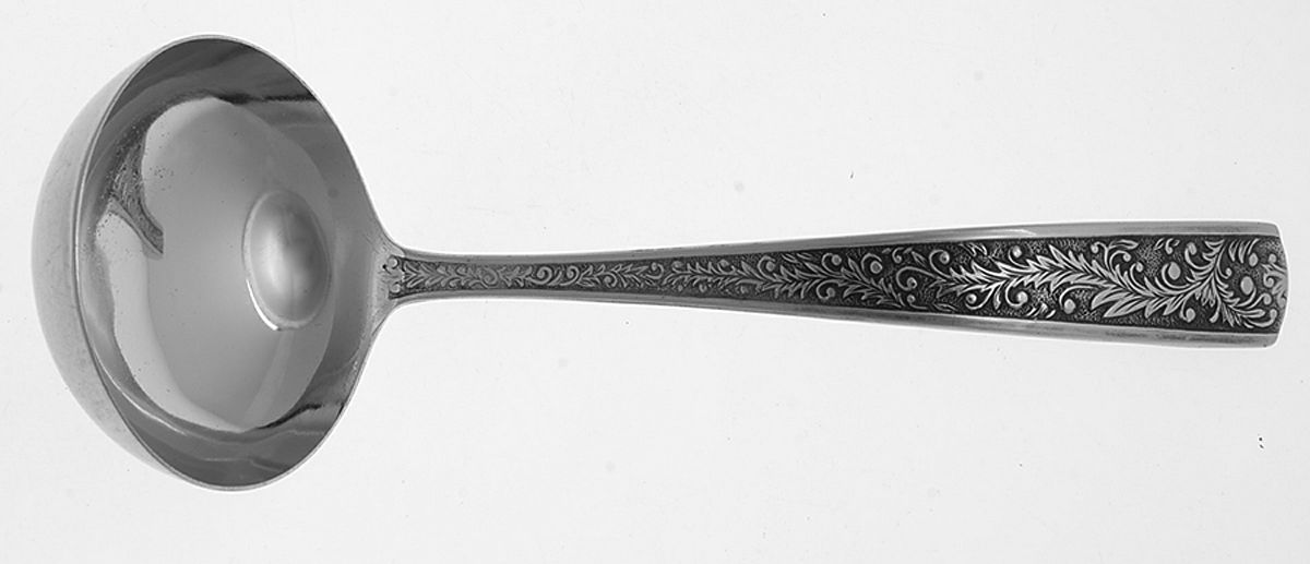 TWS176 (STAINLESS) Solid Gravy Ladle by Towle Silver-1