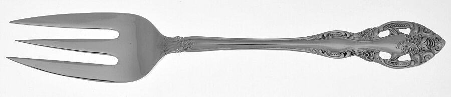 TWS211 (STAINLESS) Medium Solid Cold Meat Serving Fork by Towle Silver-1