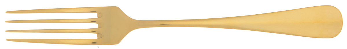 Gold Trent (GOLD ELECTROPLATE) Fork by Towle Silver-1