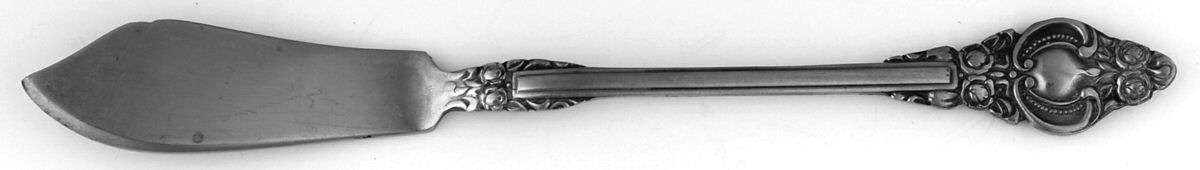 TWS41 (STAINLESS) Flat Handle Master Butter Knife by Towle Silver-1