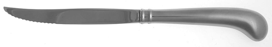TWS47 (STAINLESS) Individual Pistol Handle Steak Knife by Towle Silver-1