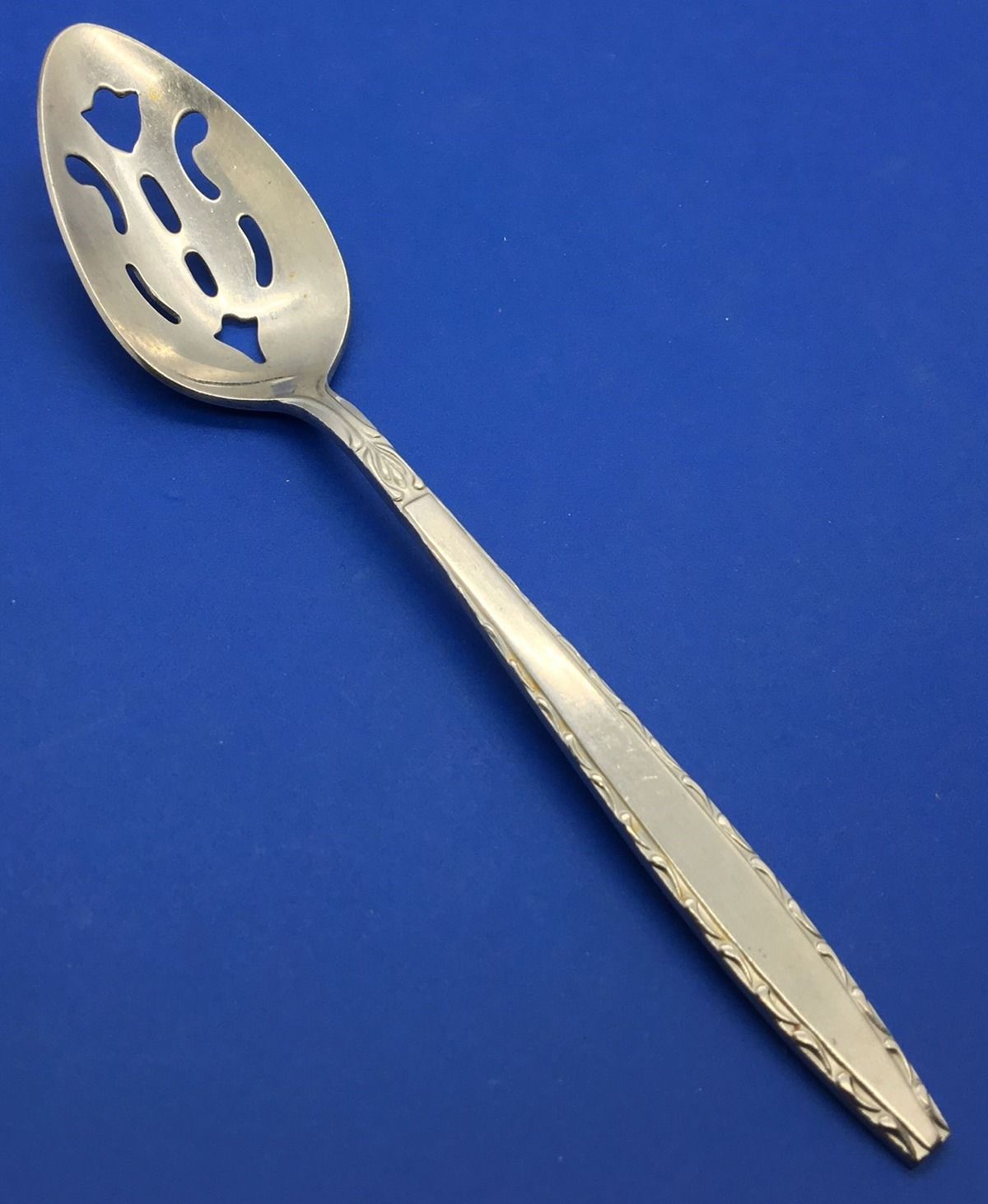 Gemstone (Stainless) Pierced Tablespoon (Serving Spoon) by Towle Silver-1