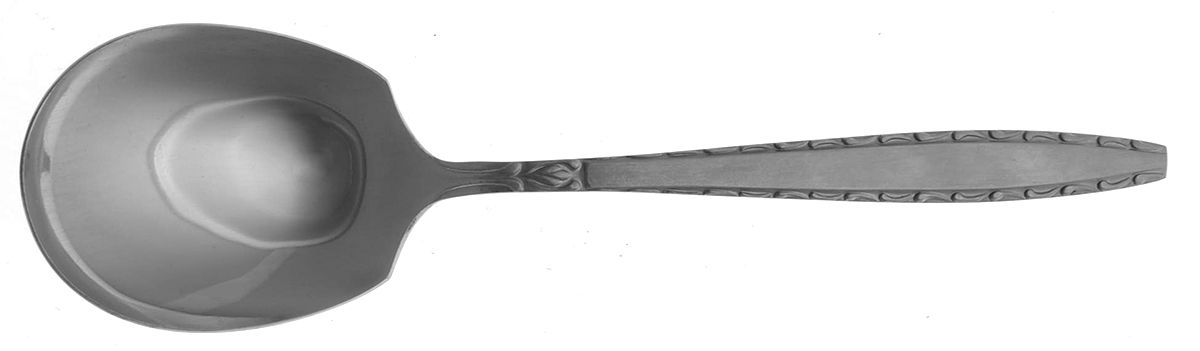 Gemstone (Stainless) Solid Smooth Casserole Spoon by Towle Silver-1