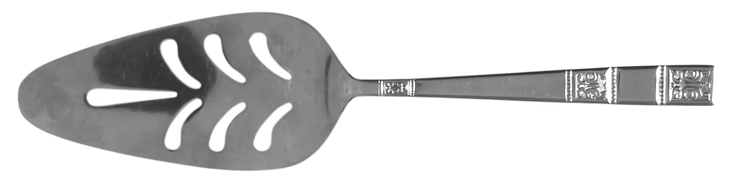 TWS74 (STAINLESS) Pierced All Stainless Pie Server by Towle Silver-1