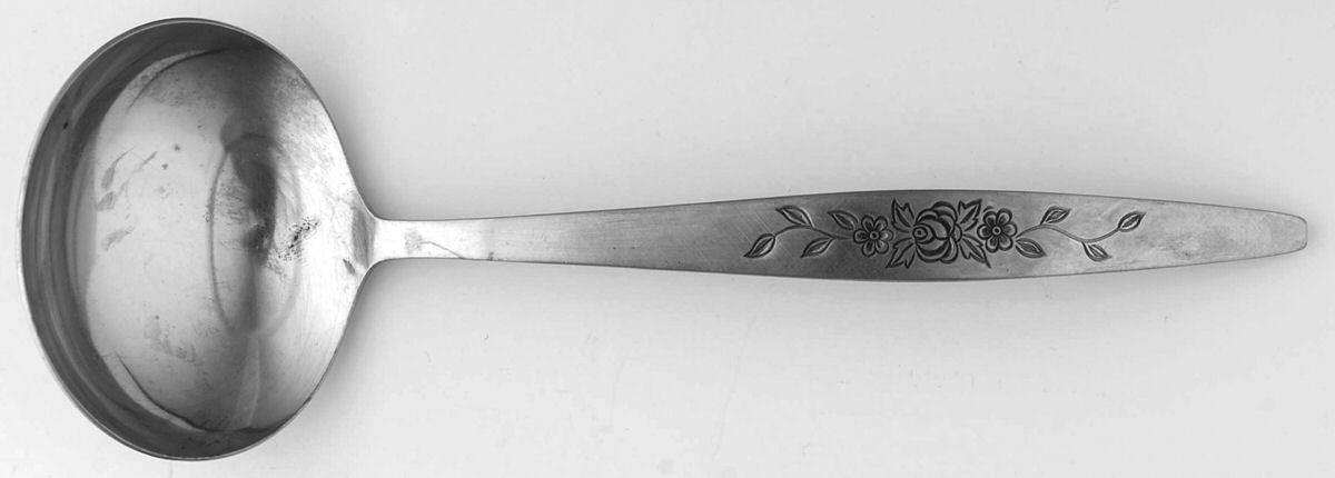 TWS92 (STAINLESS) Solid Gravy Ladle by Towle Silver-1