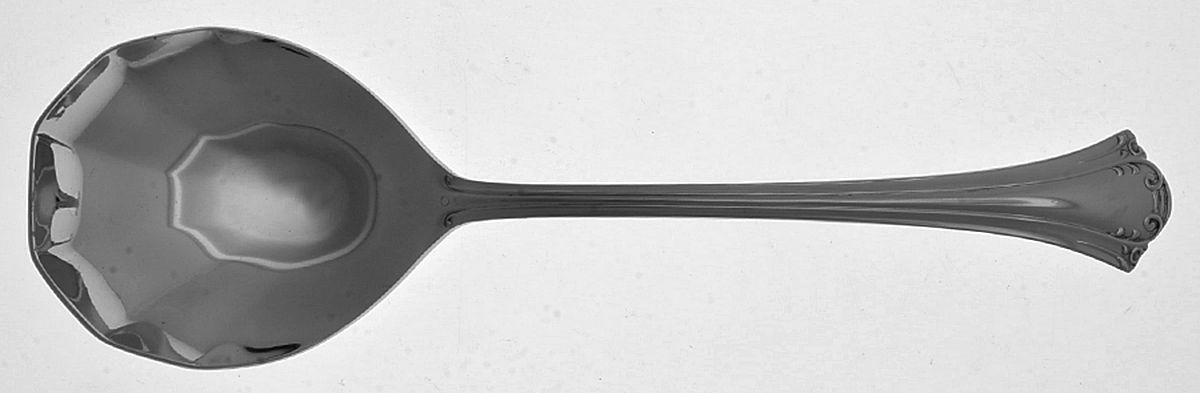 TWS96 (STAINLESS) Solid Serving Spoon by Towle Silver-1