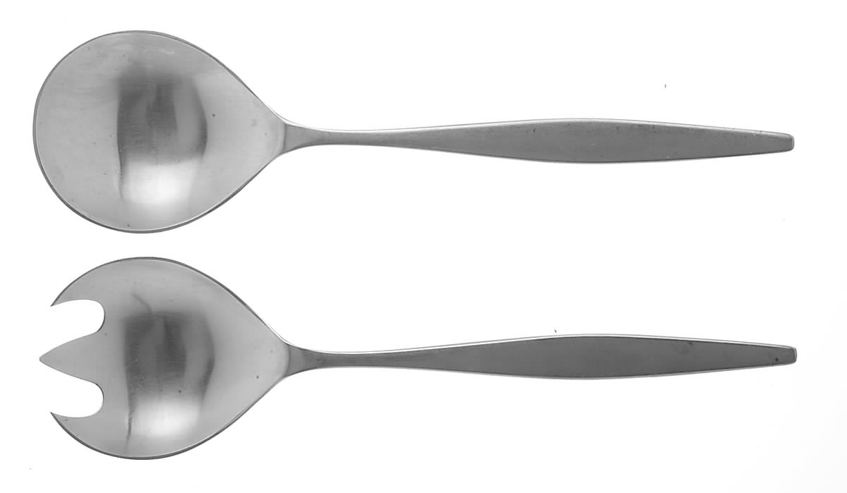 Vantage (Stainless, Norway) (2 Pc) Solid Salad Set by Towle Silver-1