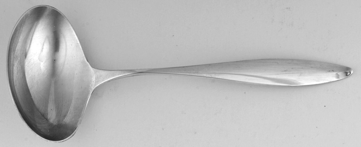Vespera (Sterling, 1961) Solid Piece Cream Ladle by Towle Silver-1
