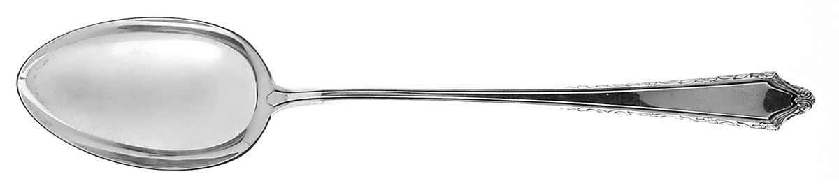 Virginia Carvel (Sterling, 1919, No Monograms) Oversize Solid Platter Spoon by Towle Silver-1