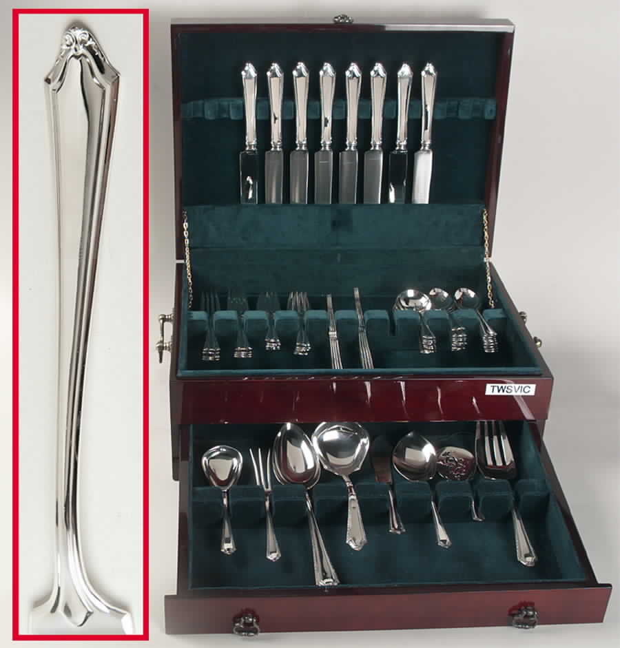 Virginia Carvel (Sterling, 1919, No Monograms) 64 Piece Set by Towle Silver-1