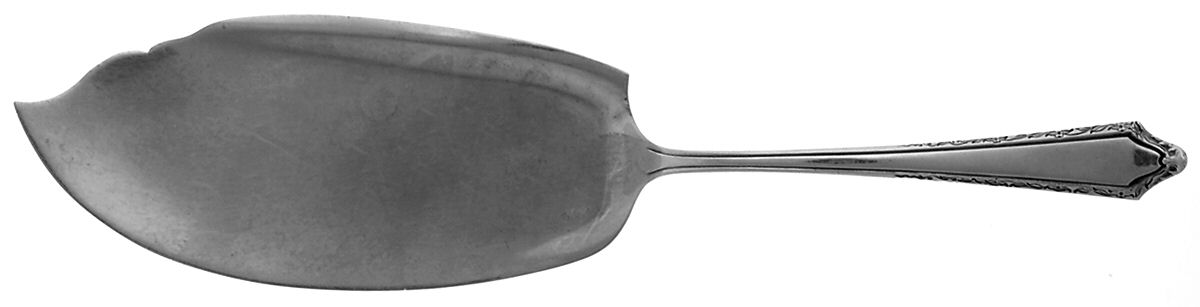 Virginia Carvel (Sterling, 1919, No Monograms) Large Solid Fish Serving Knife by Towle Silver-1