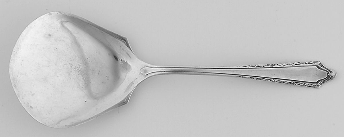 Virginia Carvel (Sterling, 1919, No Monograms) Solid Bon Bon Spoon by Towle Silver-1
