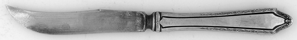 Virginia Carvel (Sterling, 1919, No Monograms) Individual Fruit Knife with Silverplate Blade by Towle Silver-1