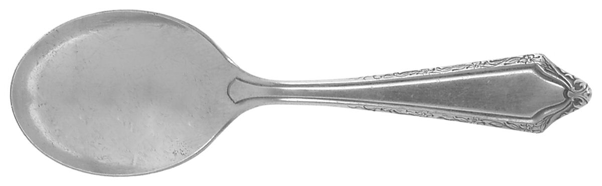 Virginia Carvel (Sterling, 1919, No Monograms) Straight Handle Baby Spoon by Towle Silver-1