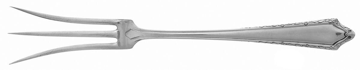 Virginia Carvel (Sterling, 1919, No Monograms) Lemon Fork by Towle Silver-1
