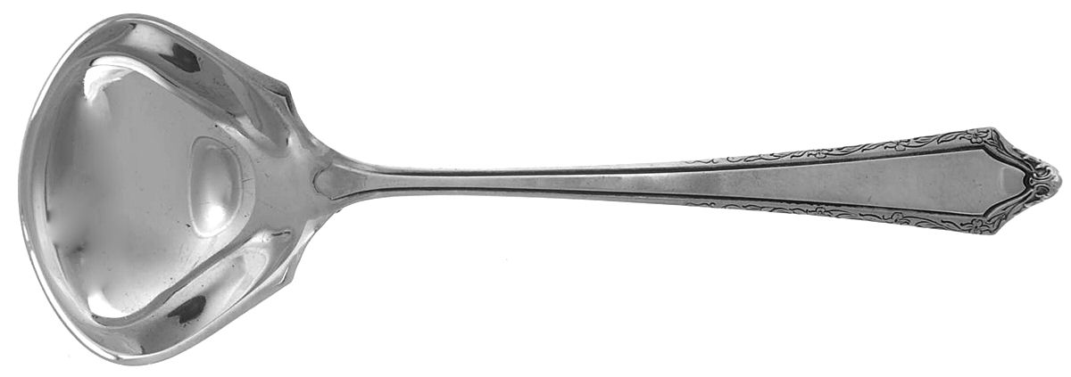 Virginia Carvel (Sterling, 1919, No Monograms) Solid Gravy Ladle by Towle Silver-1