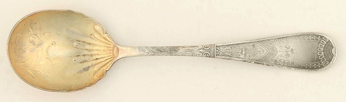 Victor (Silverplate, 1882) Sugar Shell Spoon by Towle Silver-1
