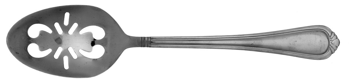 Vienna (Stainless) Pierced Tablespoon (Serving Spoon) by Towle Silver-1