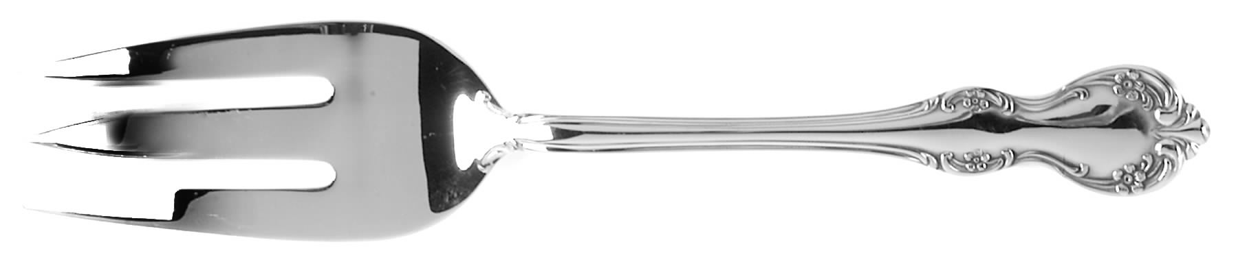 Westchester (Stainless) Large Solid Cold Meat Serving Fork by Towle Silver-1