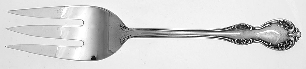 Westchester (Silverplate, 1980) Large Solid Cold Meat Serving Fork by Towle Silver-1