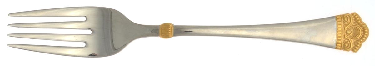 Westminster (Stainless, Gold Accent) Individual Salad Fork by Towle Silver-1