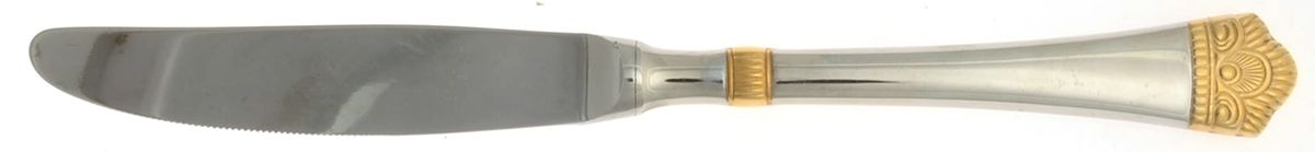 Westminster (Stainless, Gold Accent) Modern Hollow Knife by Towle Silver-1